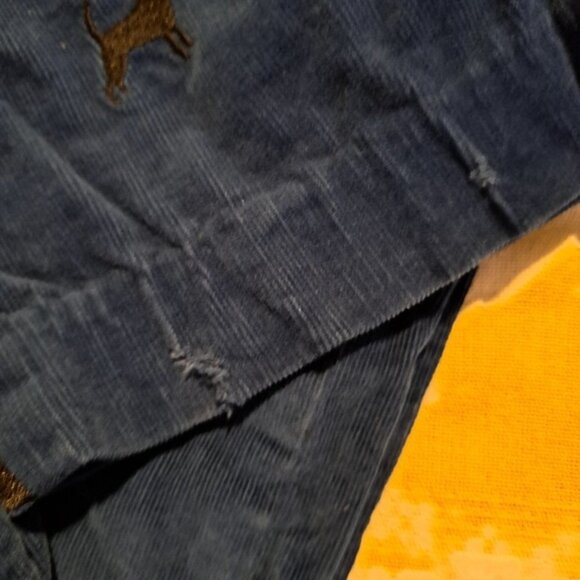 Lilly Pulitzer women's size 2, White Label dark blue corduroy pants havd defect - Picture 5 of 5